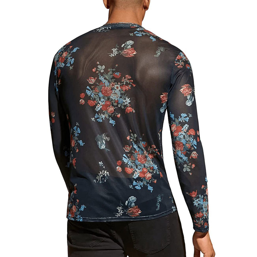 Dünnes Mesh-T-Shirt für Herren