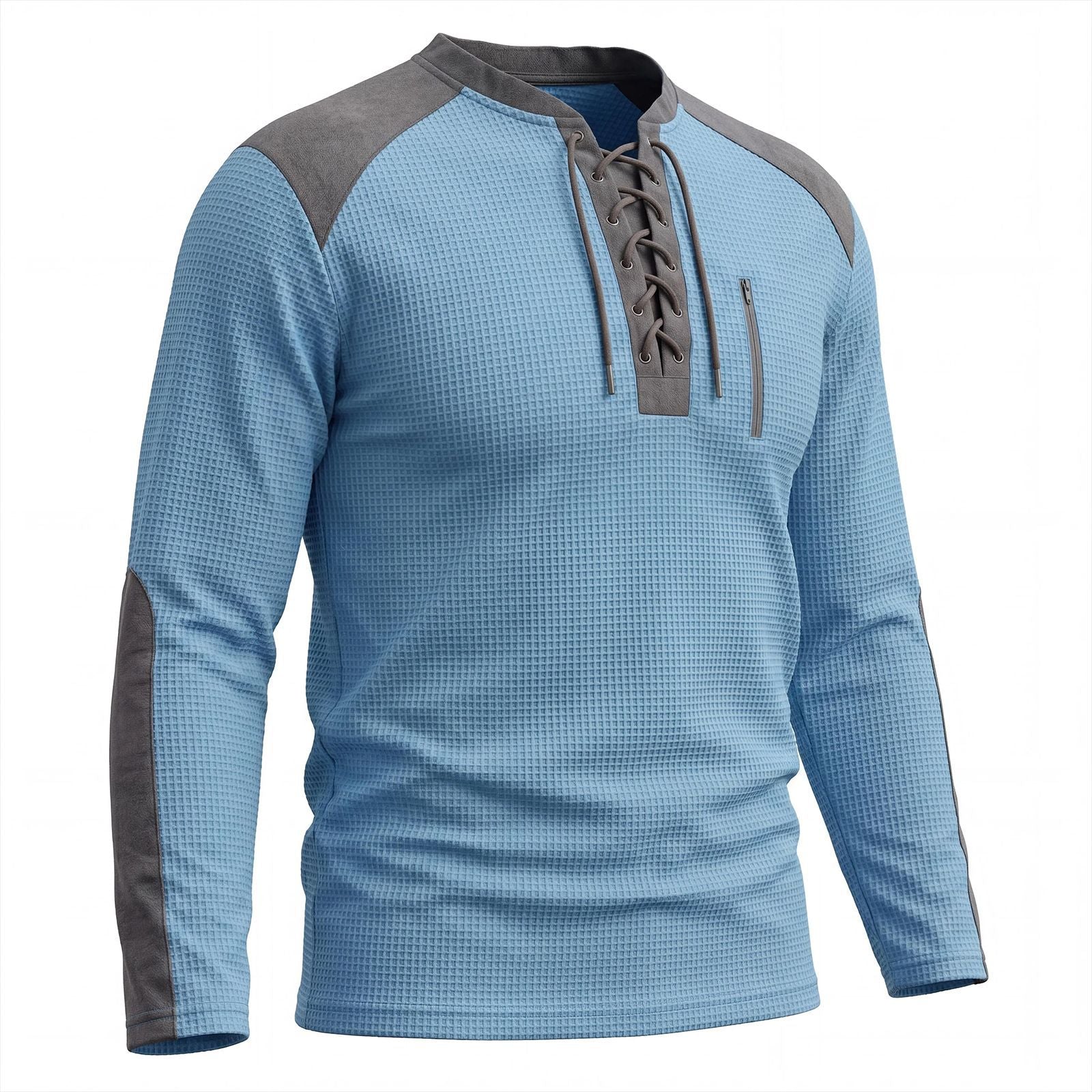 Color-Block Langarm Sports-Sweatshirt