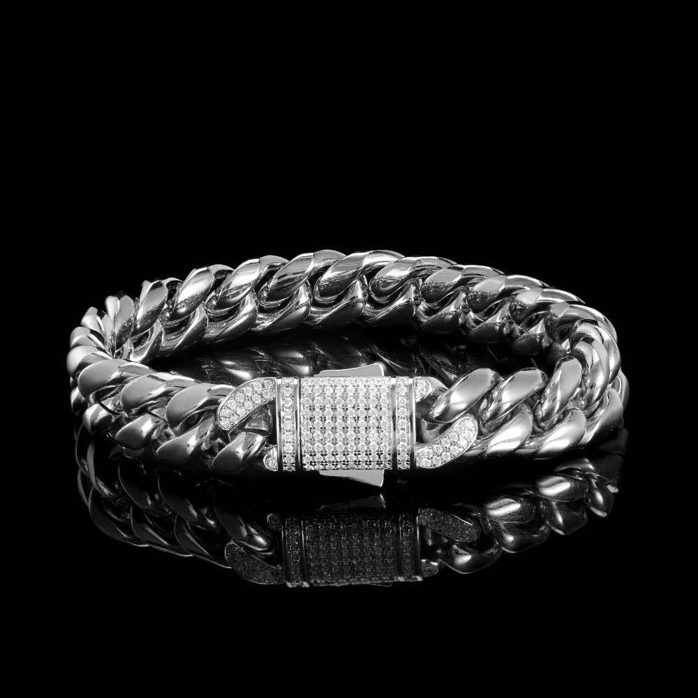 Hip-Hop Cuban Armband aus Edelstahl – Bild 2 | LuxeStyle