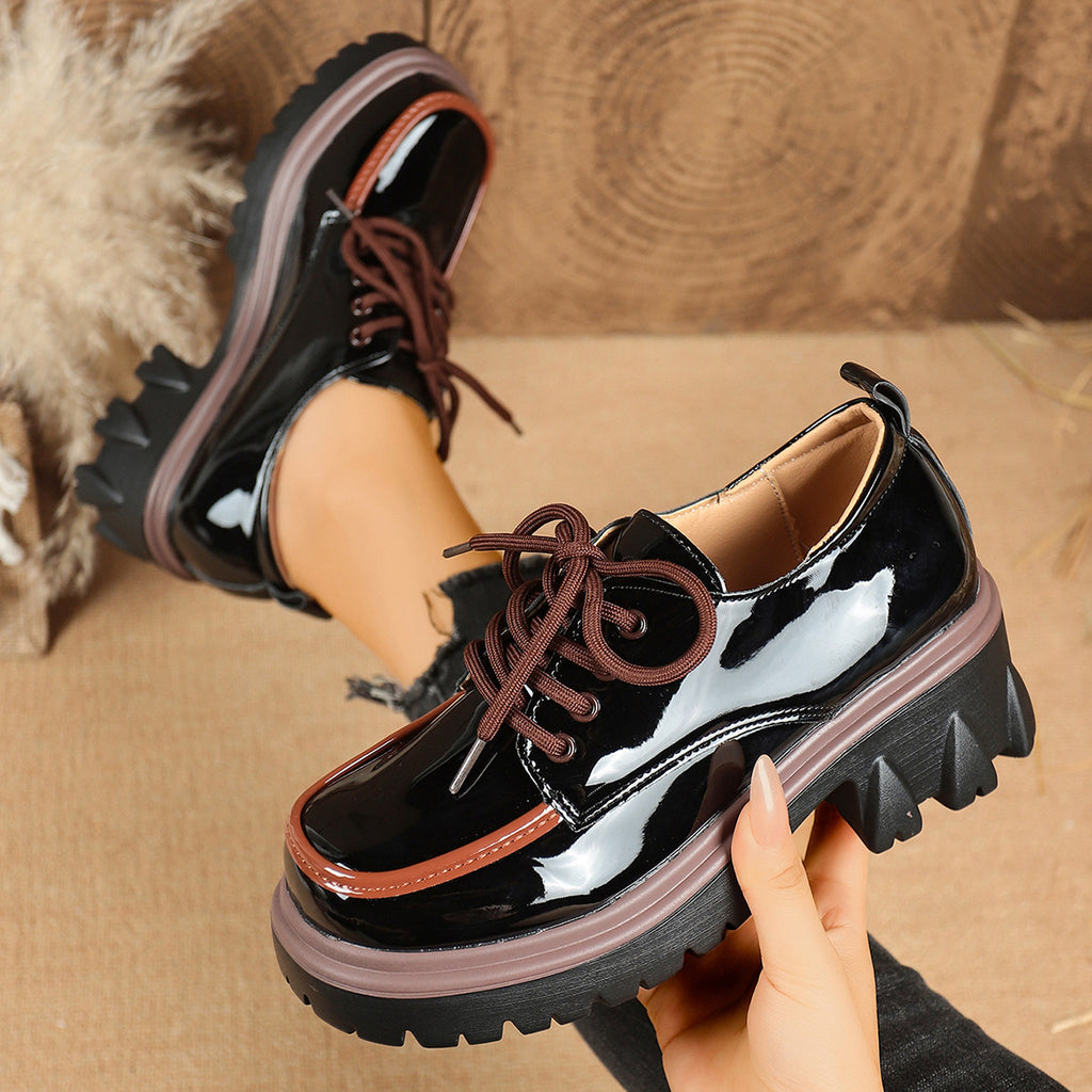 Vintage Schnürschuhe mit Absatz