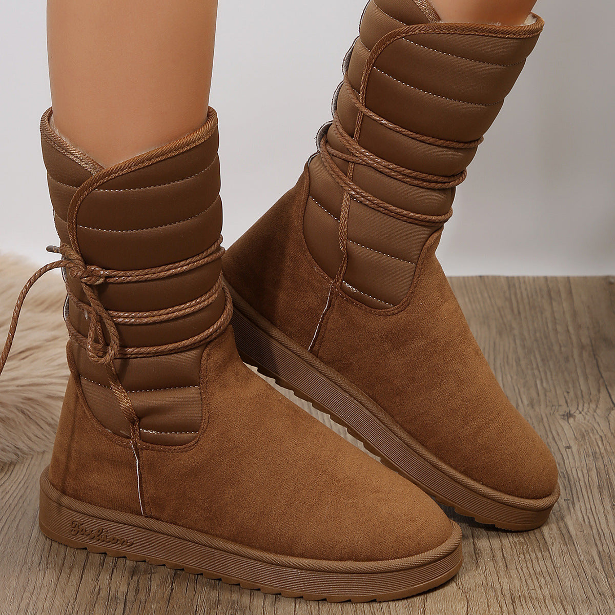 Warme Mid-Calf Winterstiefel für Damen