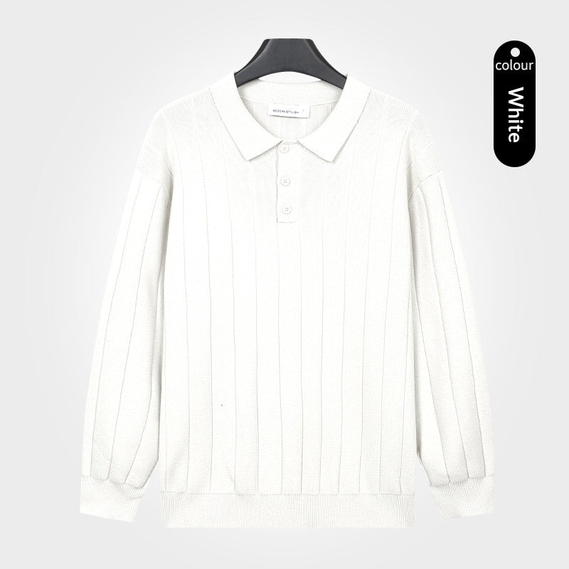Herren Strickpullover mit langen Ärmeln | LuxeStyle