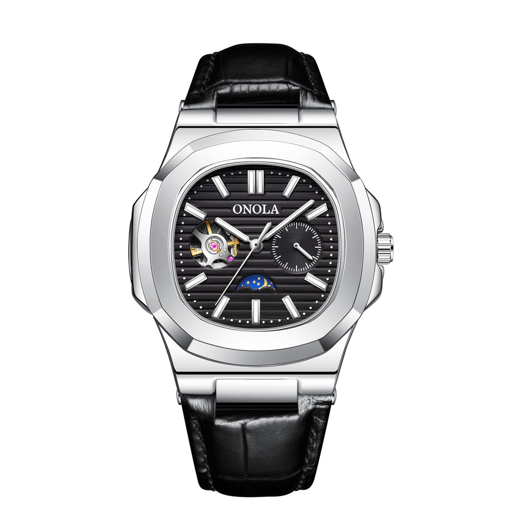 Mechanische Armbanduhr mit Mondphase – Ansicht 7