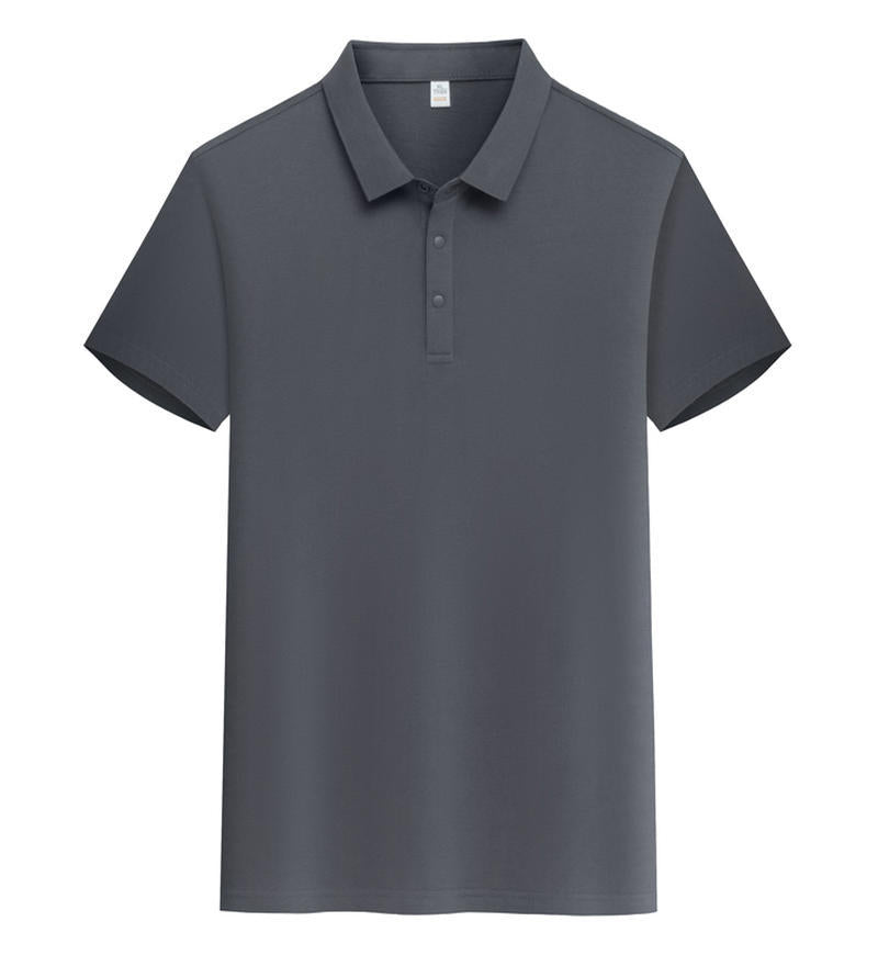 Herren T-Shirt mit Reverskragen, Kurzarm – Bild 3 | LuxeStyle