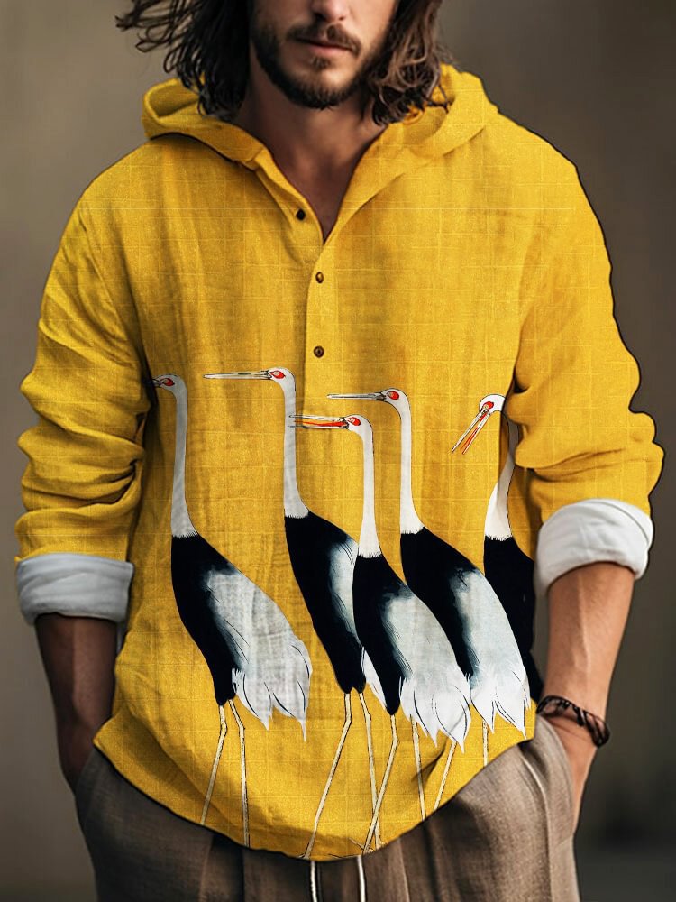 Herren Kapuzenpullover mit Knöpfen – Bild 9 | LuxeStyle