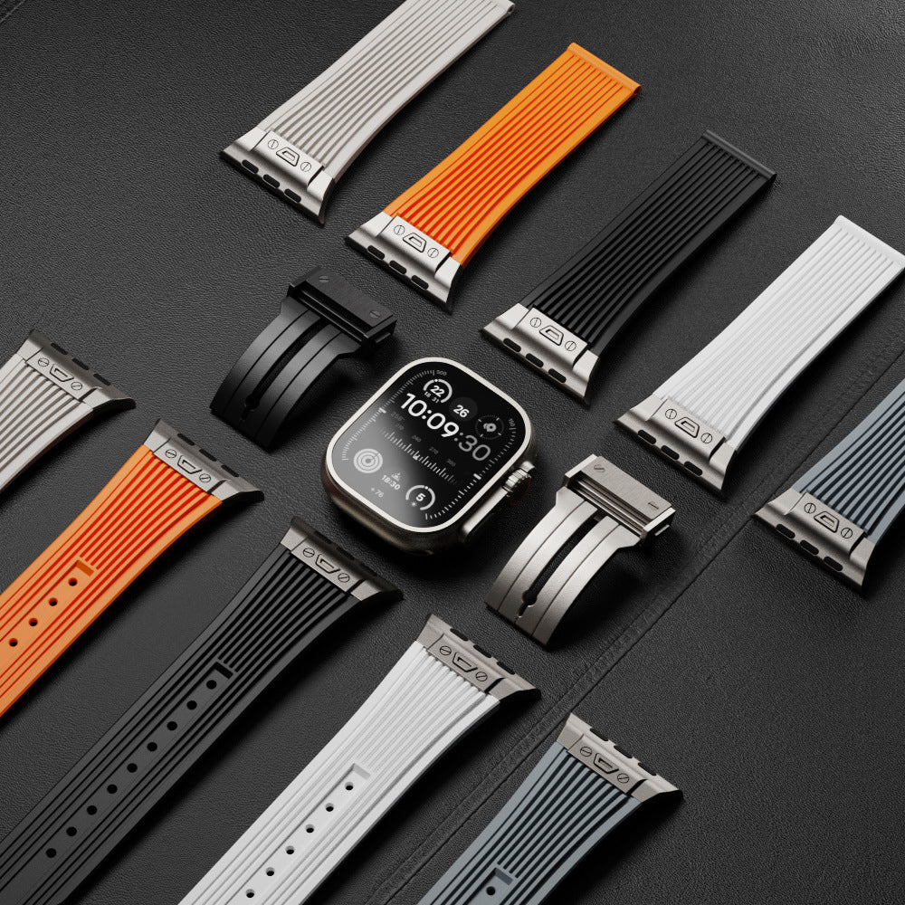 Minimalistisches Silikonarmband für Apple Watch – Bild 14 | LuxeStyle