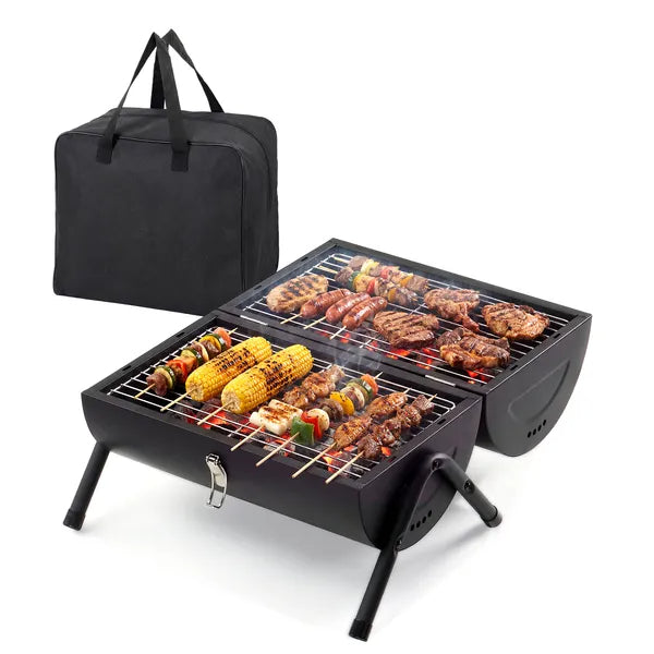 Portabler Holzkohlegrill für Outdoor