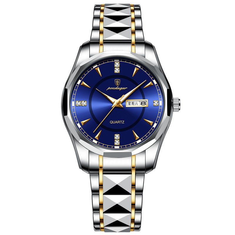 Wasserdichte Business-Herrenuhr aus Wolframstahl – Bild 6 | LuxeStyle