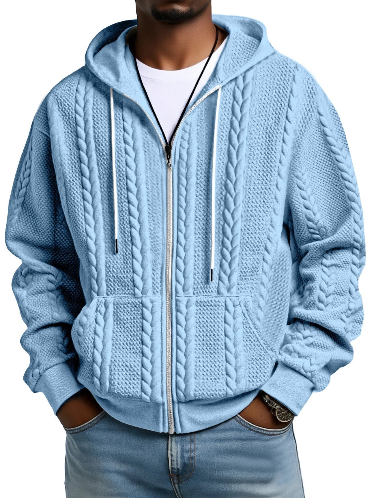 Freizeit Kapuzenjacke mit Reissverschluss