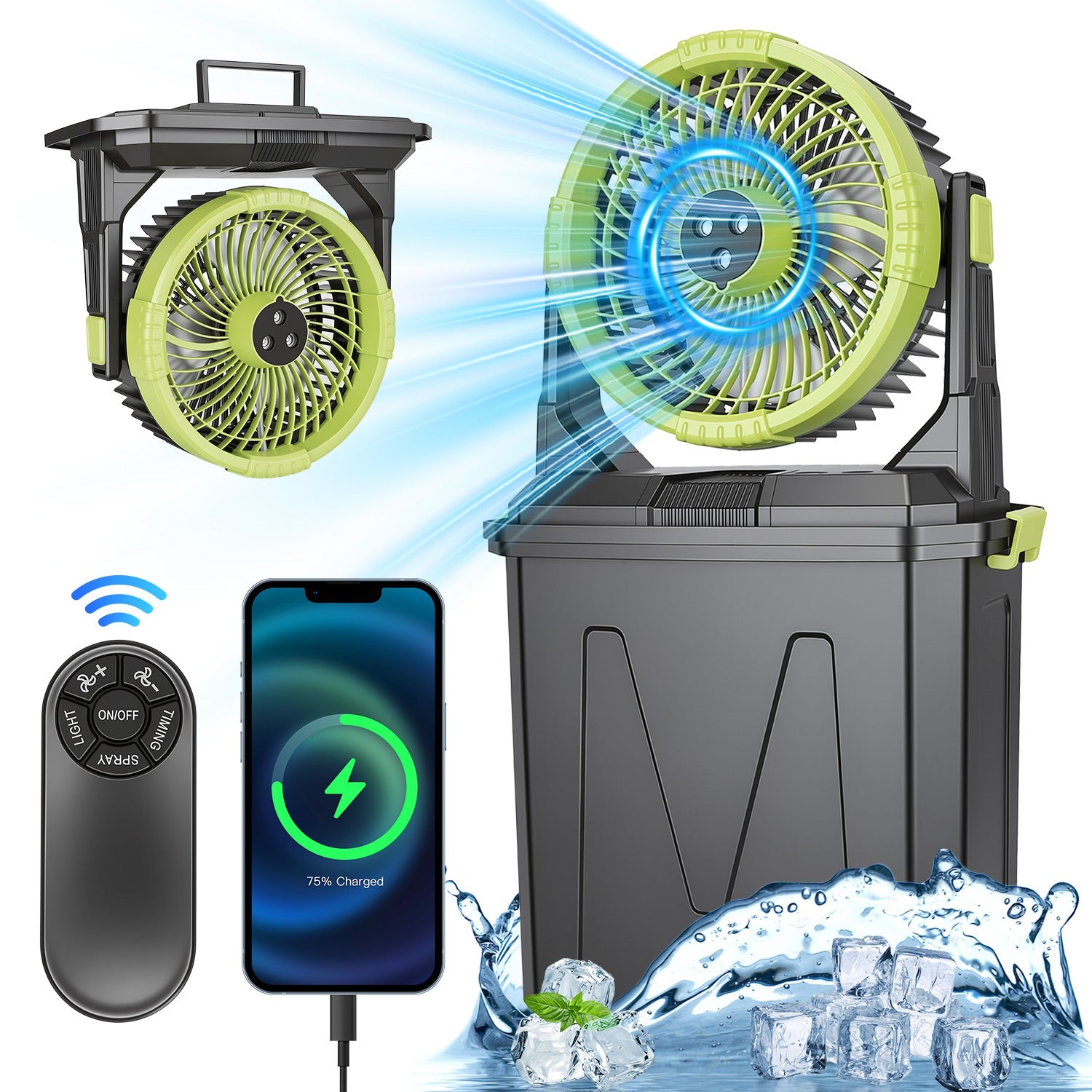 Misting-Fan mit 5 Funktionen