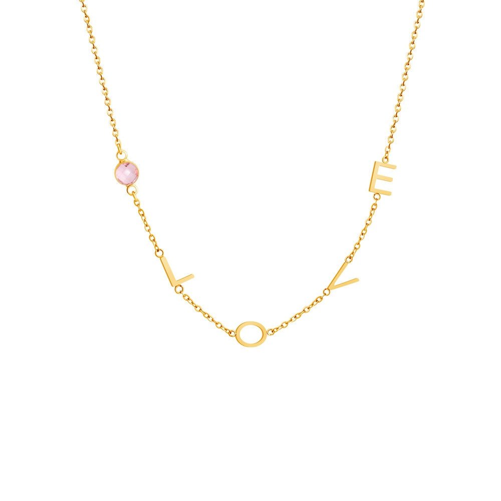 26 Buchstaben Armband mit Geburtsstein