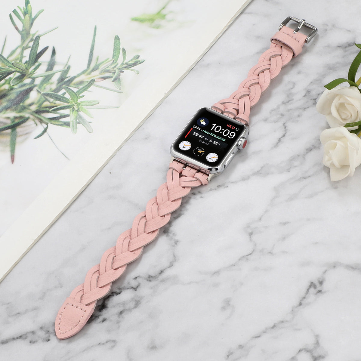 Armband für Smartwatch – geflochten, schmal – Bild 8 | LuxeStyle