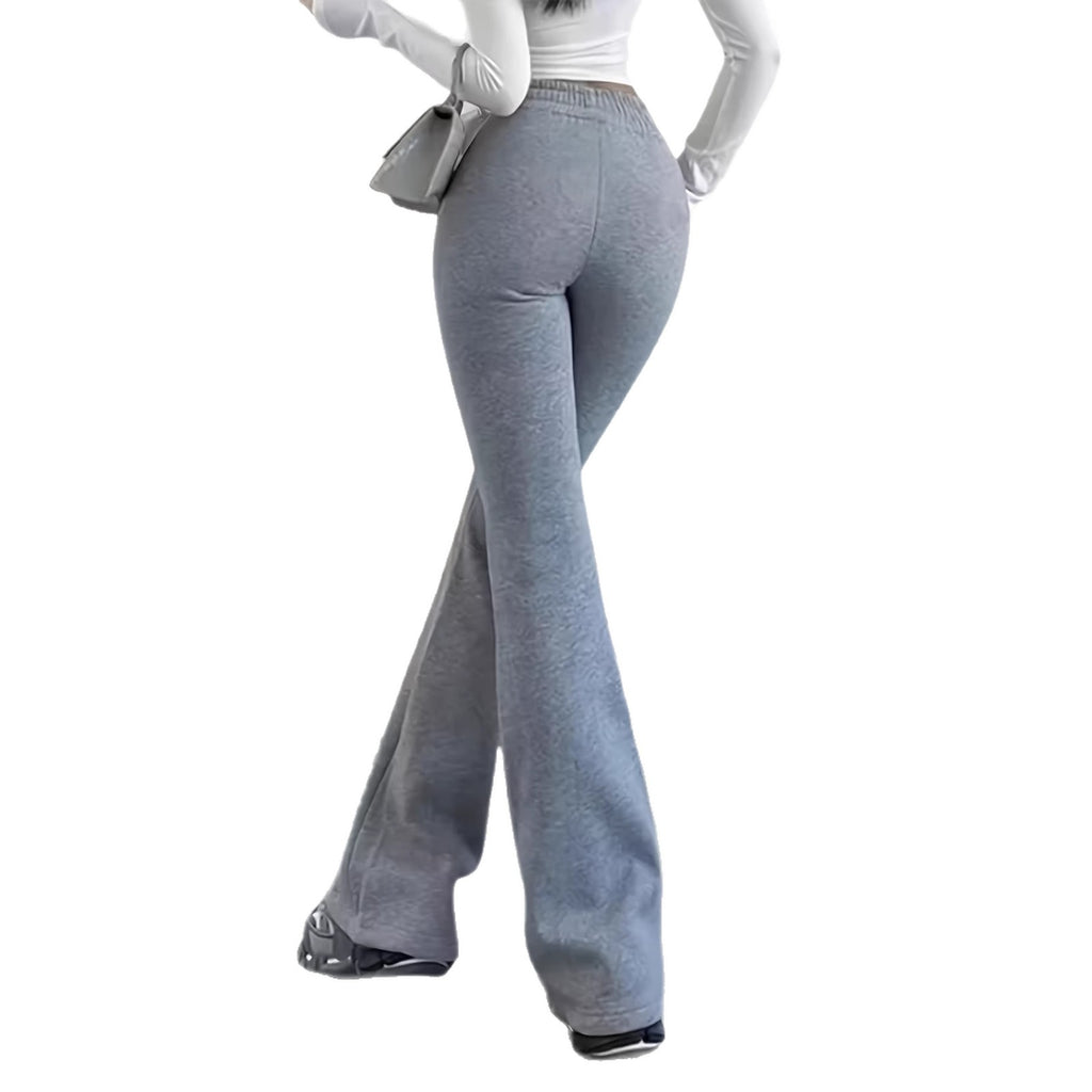 Elegante Bootcut Sweatpants mit Kordelzug