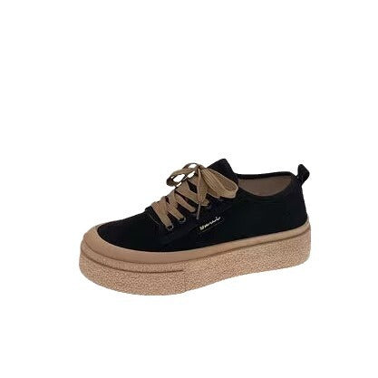 Chunky Freizeitschuhe mit Schnürung