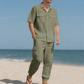 Kurzarmhemd & Leinenhose Set – Bild 13 | LuxeStyle