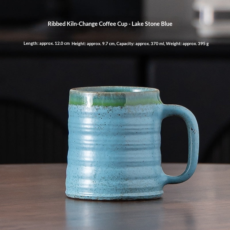 Grosse Keramik-Tasse 370 ml – Lake Stone Blau – Bild 6 | LuxeStyle