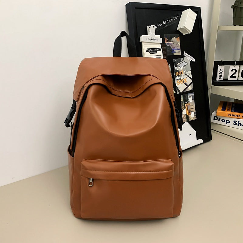 Reise-Rucksack aus PU-Leder, gross – Bild 7 | LuxeStyle