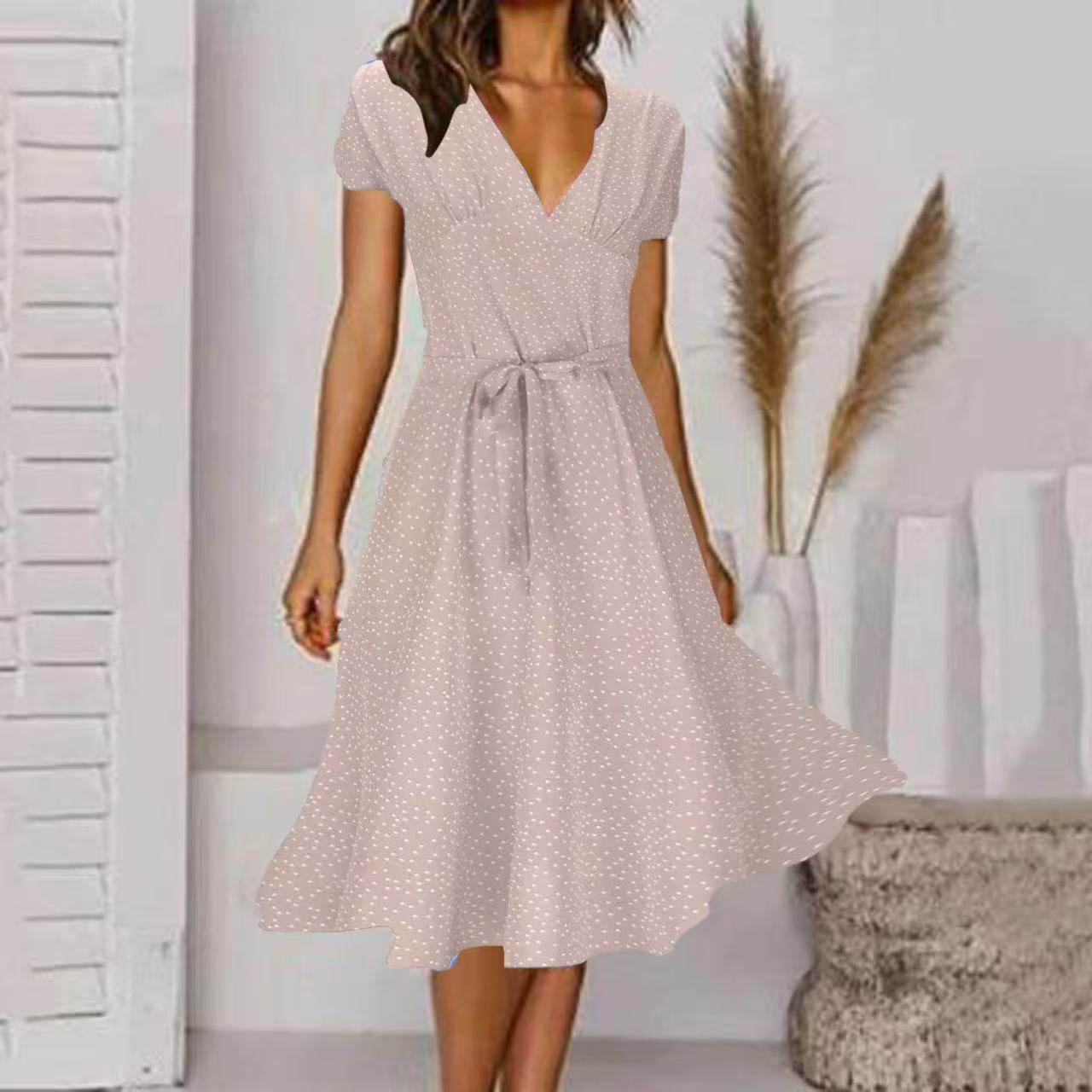 Chiffon-Kleid mit 3D-Effekt