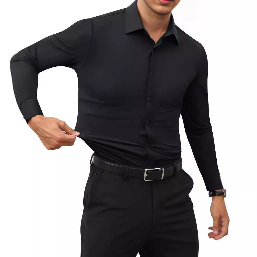 Businesshemd bügelfrei mit Stretch – Bild 9 | LuxeStyle