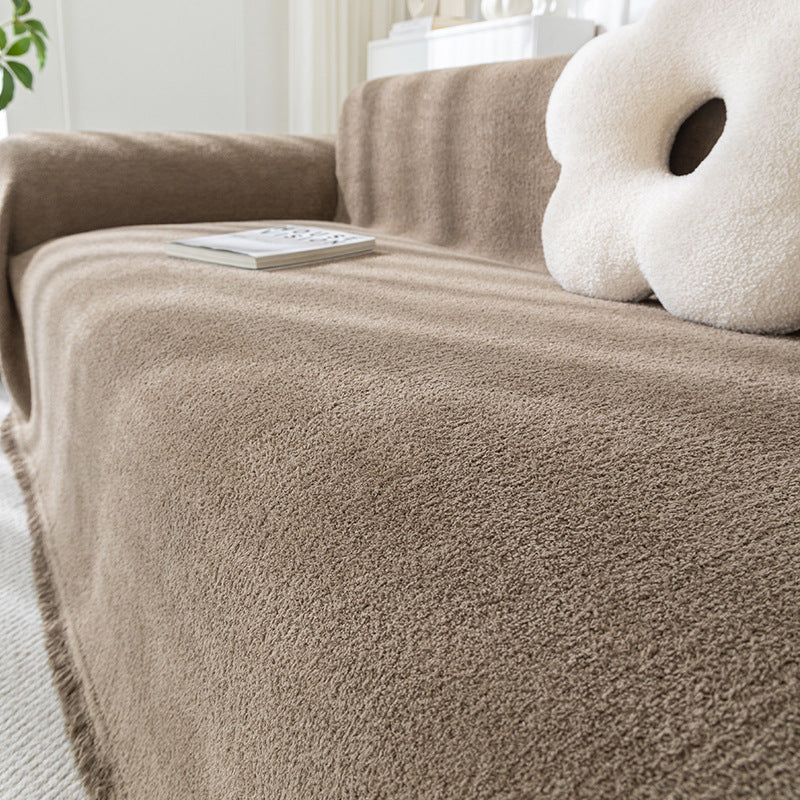 Wasserfester Sofaüberzug aus Fuzzy-Garn