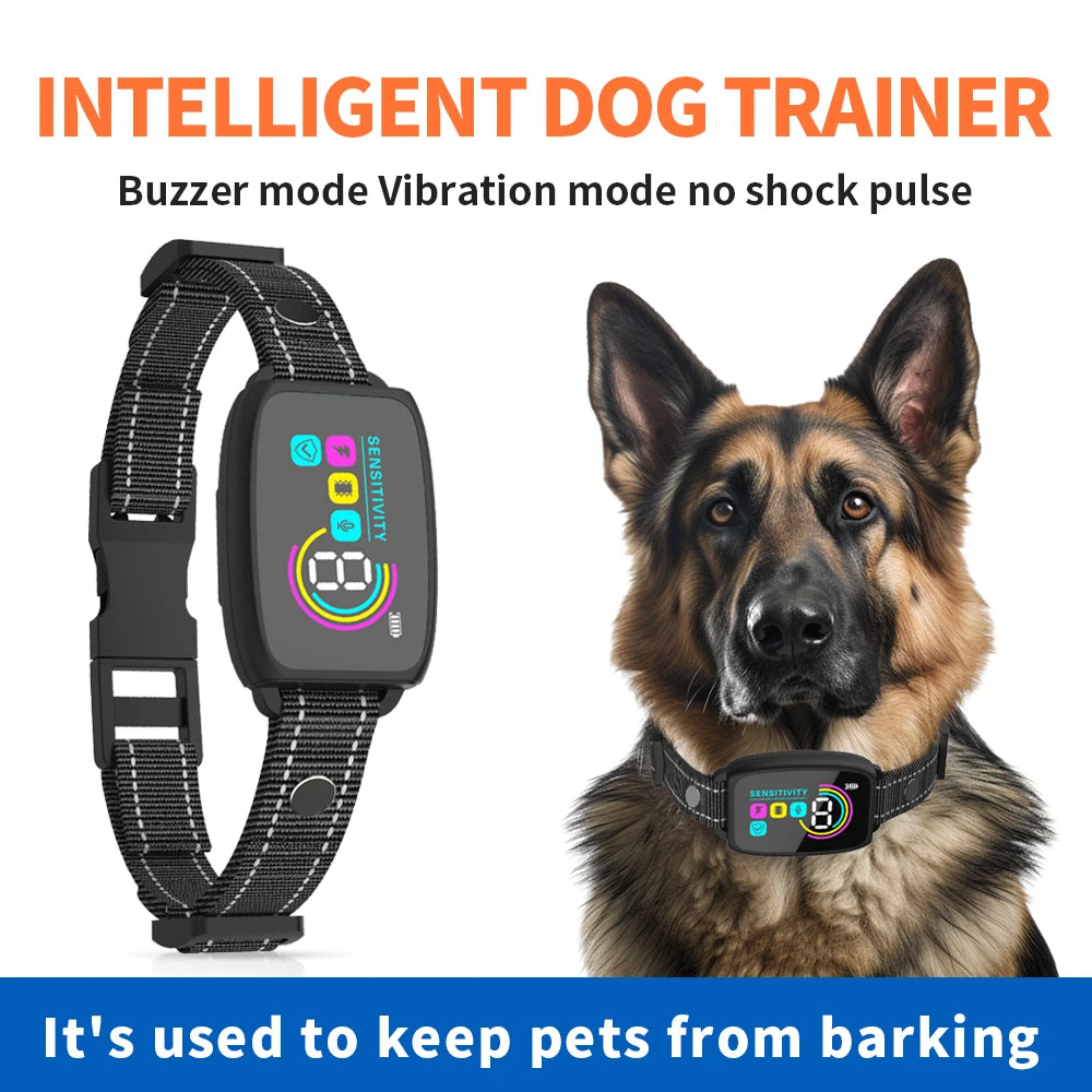 Smart Anti-Bell Halsband mit HD-Display