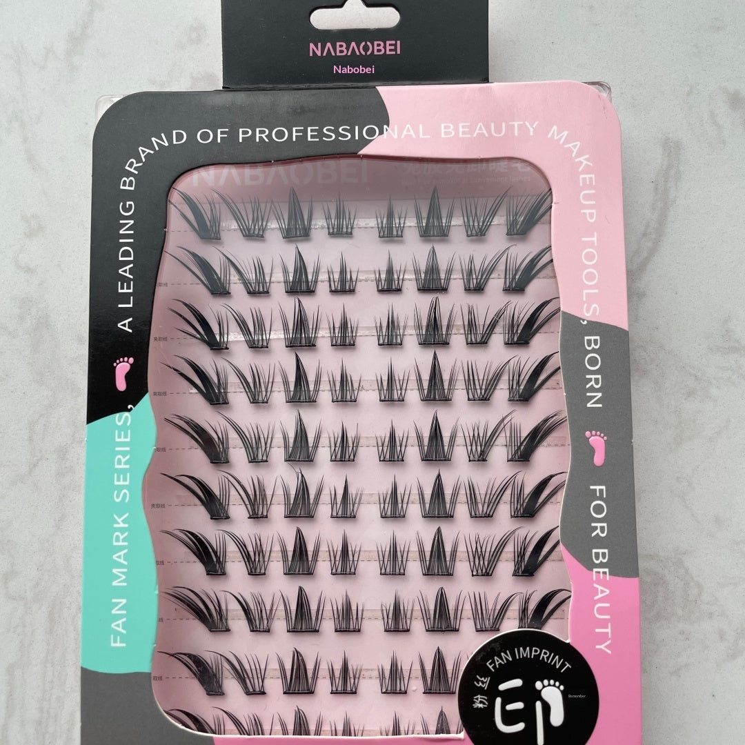 Cluster-Wimpern «Glue-Free» 80 Stück