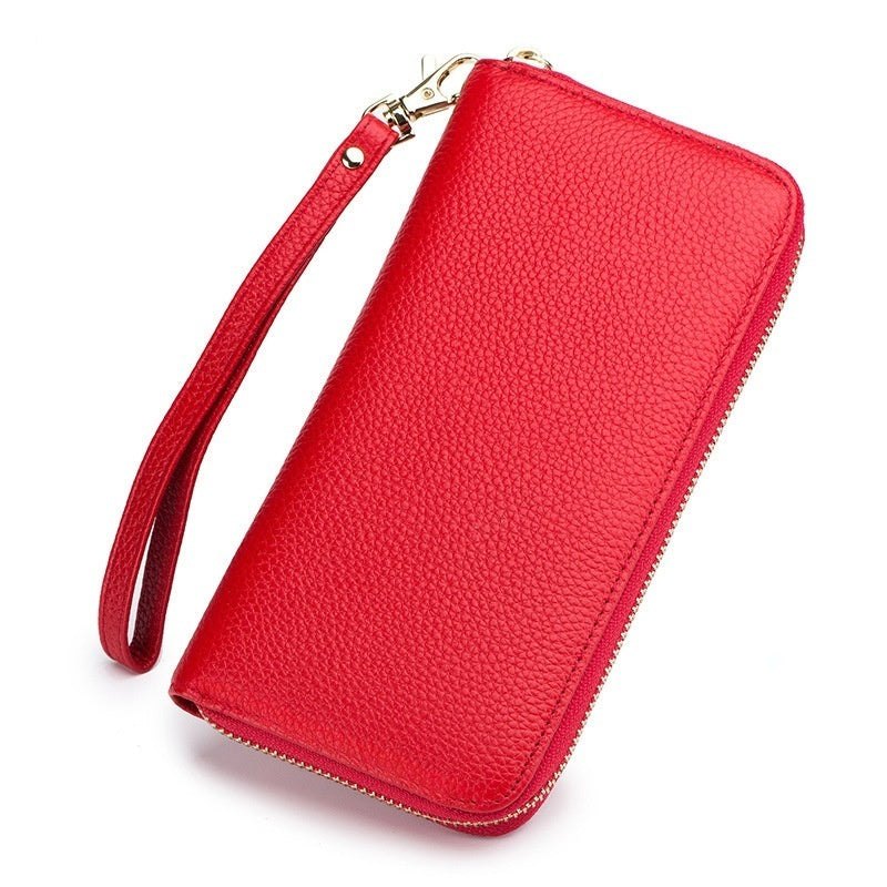 Damen Portemonnaie aus Leder mit Quaste | LuxeStyle