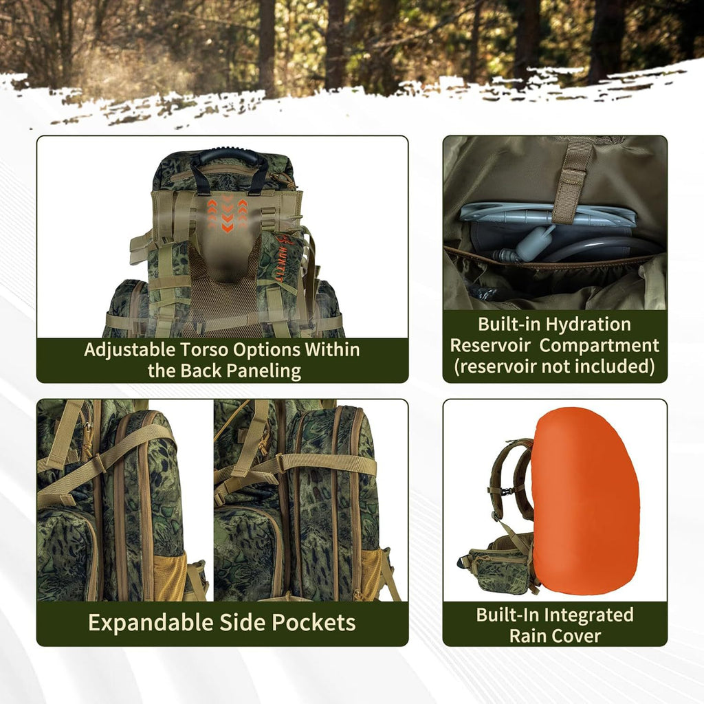 Militär-Stil Wanderrucksack, gross