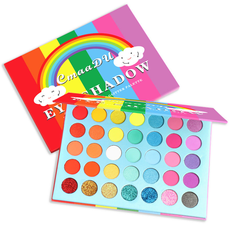35 Farben Regenbogen Lidschatten-Palette – Bild 6 | LuxeStyle