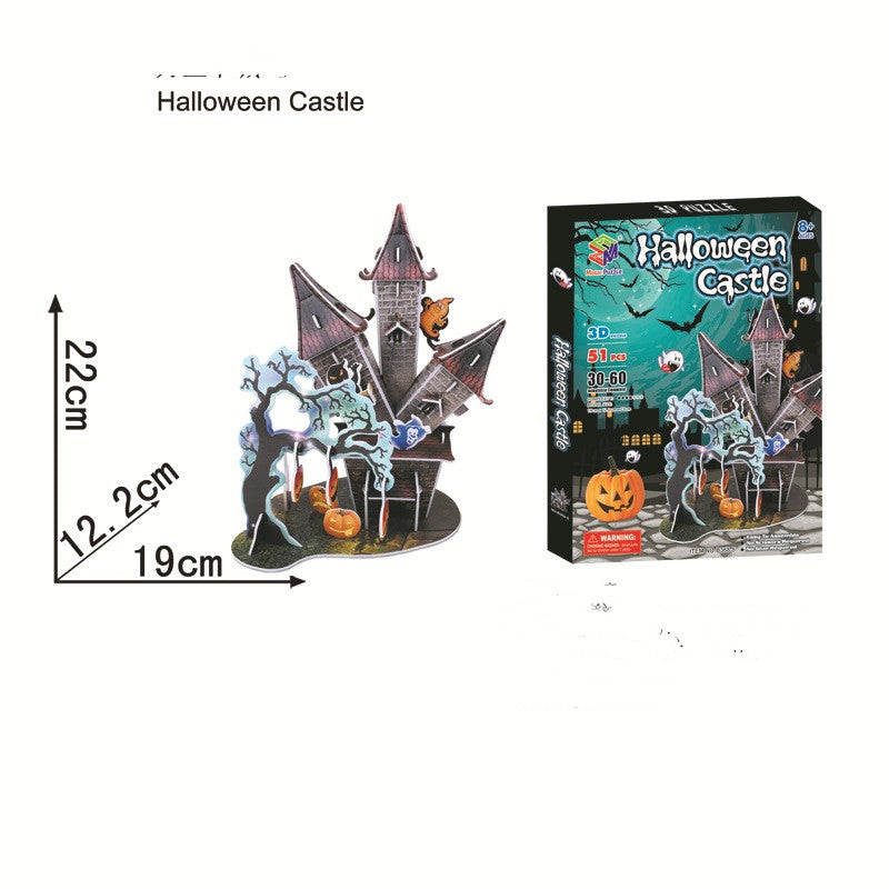 3D Puzzle Halloween Schloss – Bild 2 | LuxeStyle