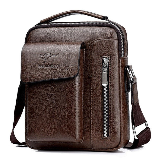Retro Business Rucksack für Herren – Bild 7 | LuxeStyle