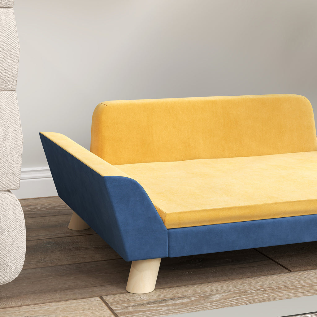 Hundebett-Sofa für kleine Hunde, Orange