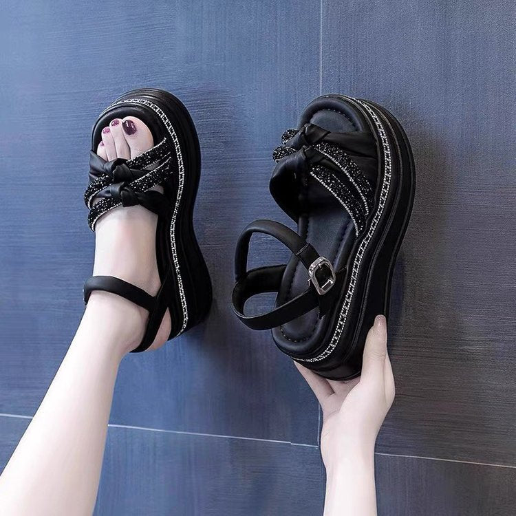 Platform Wedge Sandalen