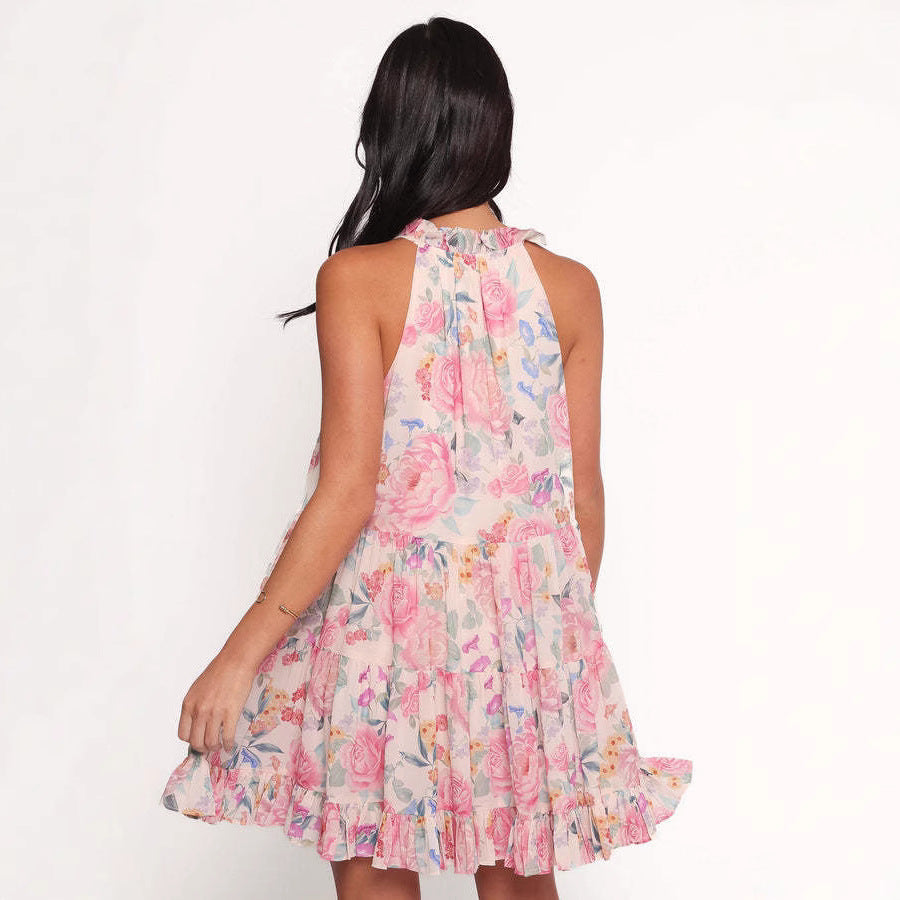 Elegantes Neckholder-Kleid