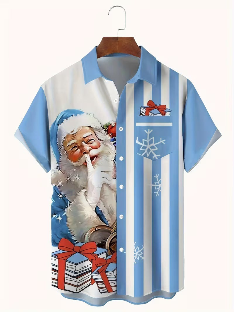 3D-Druck Weihnachts-Shirt Herren