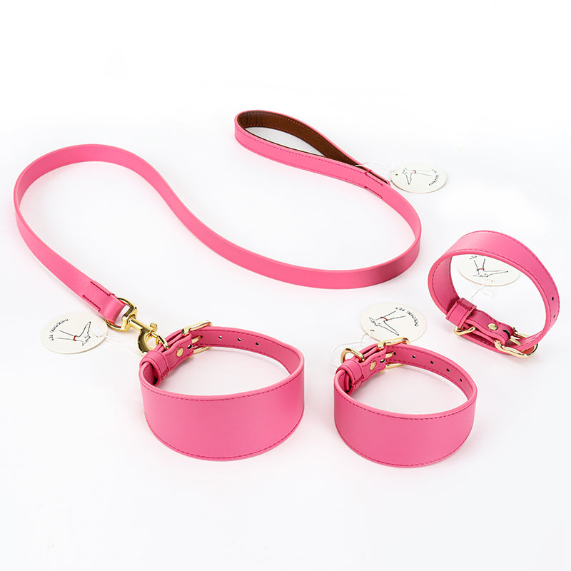 Halsband- und Leinen-Set aus weichem Leder – Bild 2 | LuxeStyle