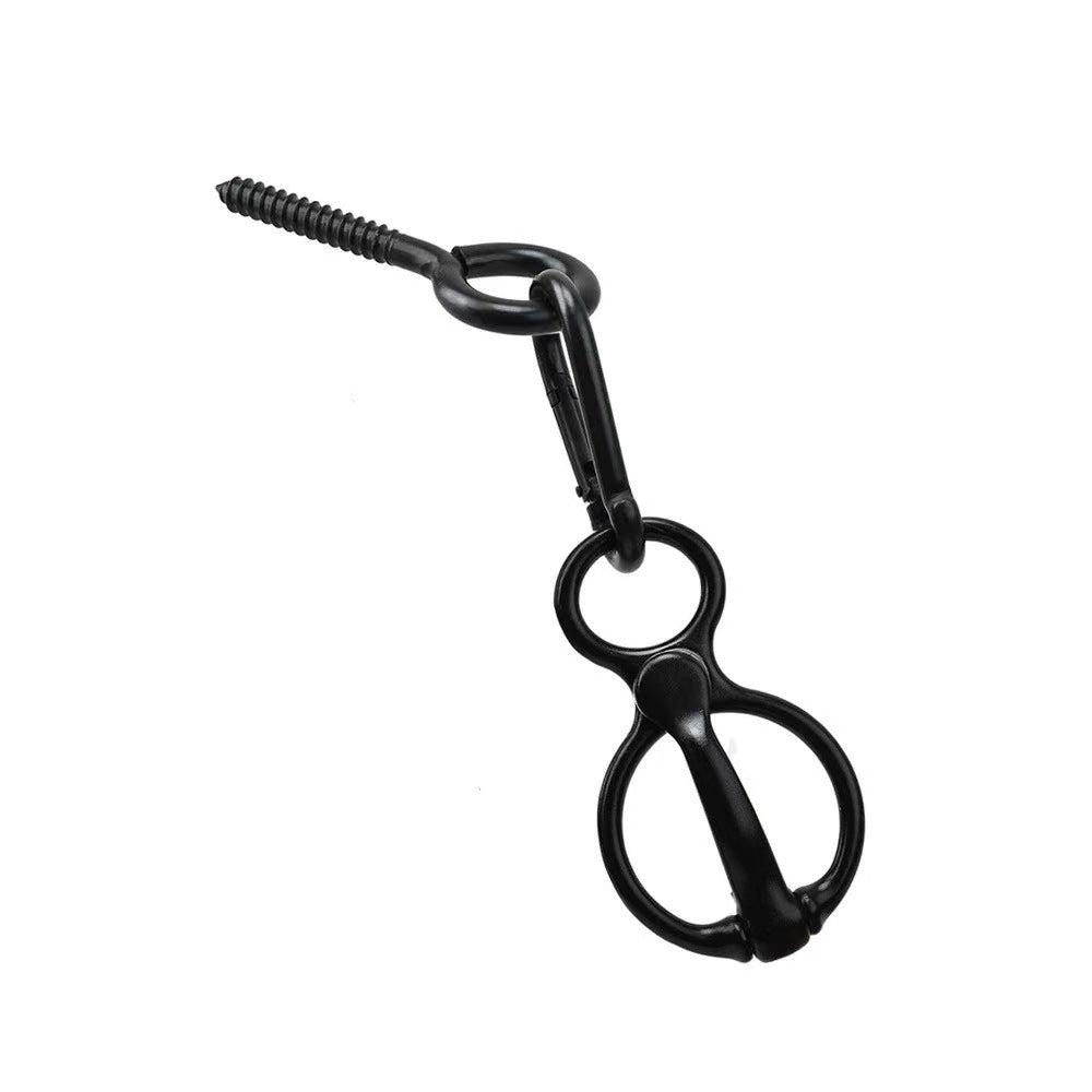 Leine String Clip Silber Schwarz Karbonstahl Hochfest
