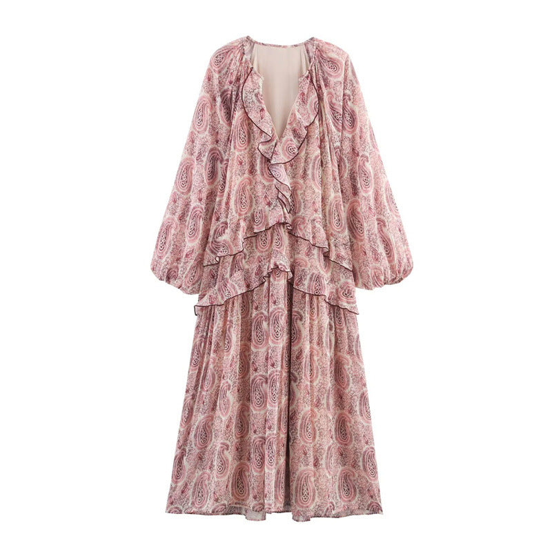 Retro-Kleid mit Blumenmuster