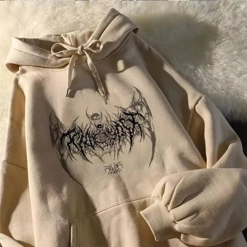 Herren-Hoodie mit Totenkopf-Print