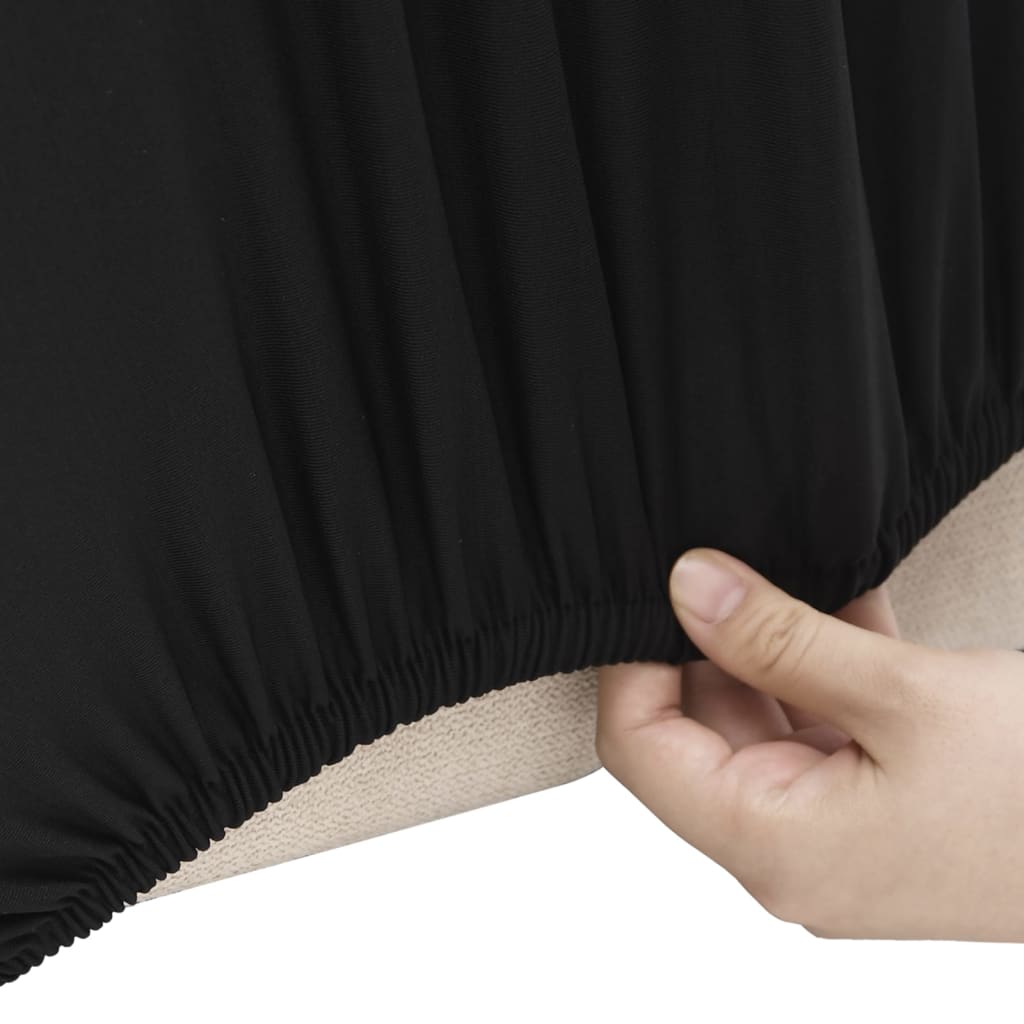 Stretch-Sofabezug für 2-Sitzer Polyester-Jersey