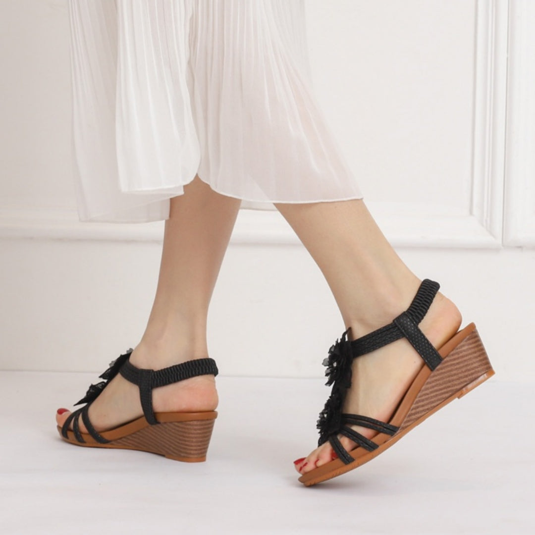 Retro Blumen Sandalen für Damen – Bild 14 | LuxeStyle