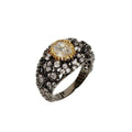 Vintage Oval Ring mit Zirkonia