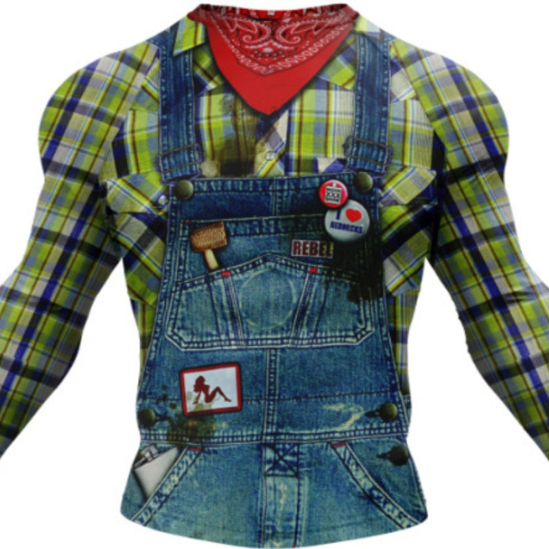 Damen Langarmshirt mit Digitaldruck – Bild 2 | LuxeStyle