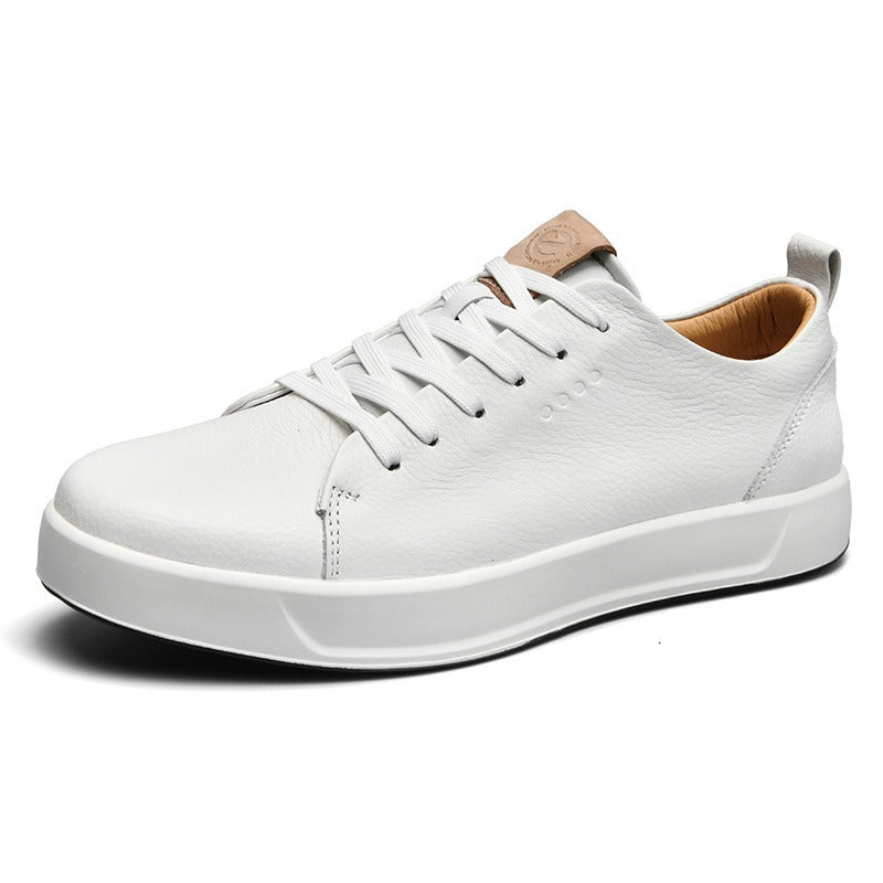 Bequeme Sneaker aus Vollnarbenleder
