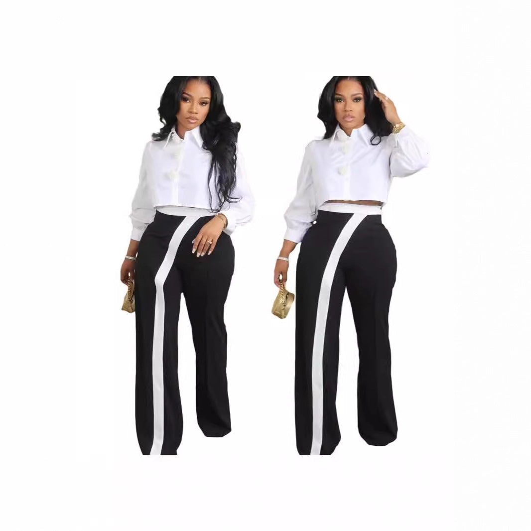 Patchwork Casual Hose für Damen