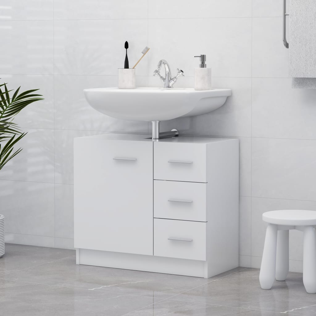 Waschtischunterschrank 63x Holz-Verbundwerkstoff