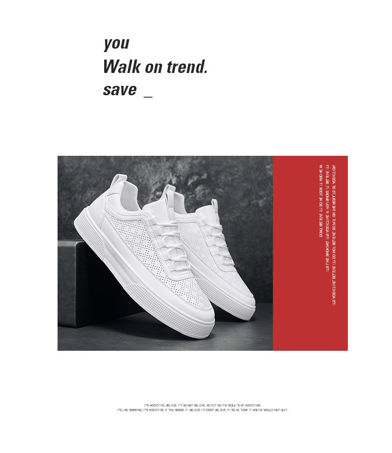 Schlichte weisse Sneaker mit dickem Boden – Bild 17 | LuxeStyle
