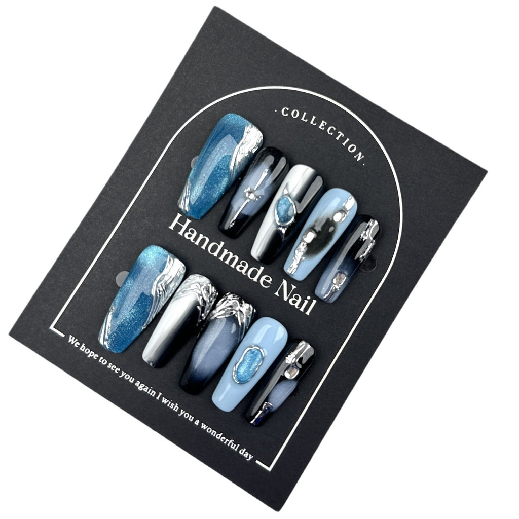 Metal Punk Hot Girl All-Match Nagelsticker – Bild 5 | LuxeStyle