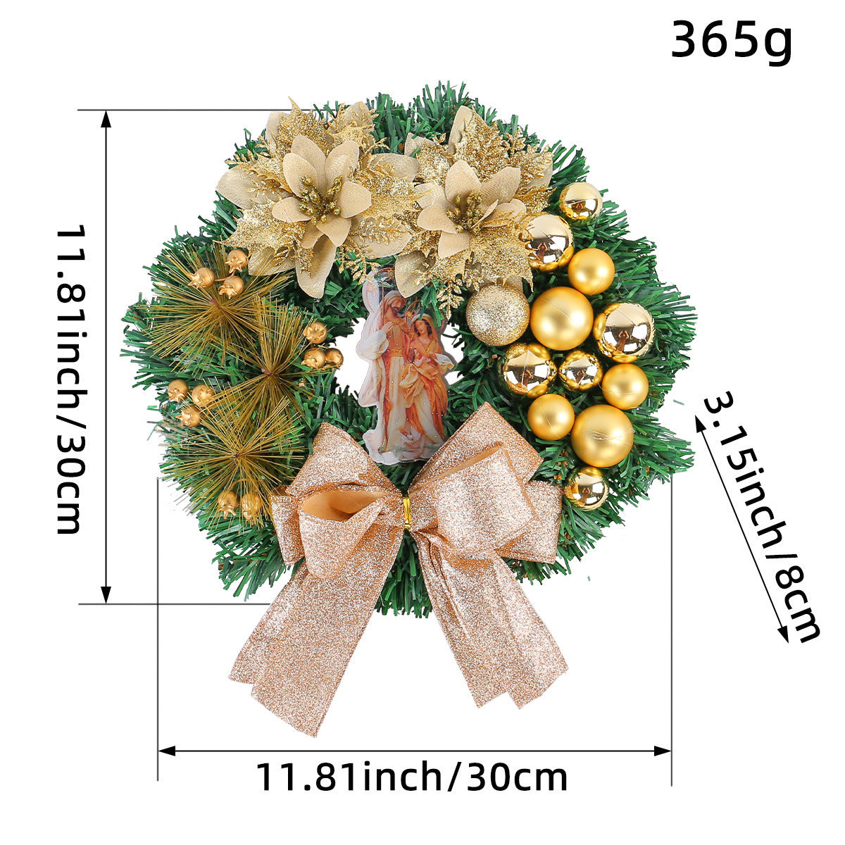 Weihnachtslichtkranz für Tür und Fenster – Bild 15 | LuxeStyle