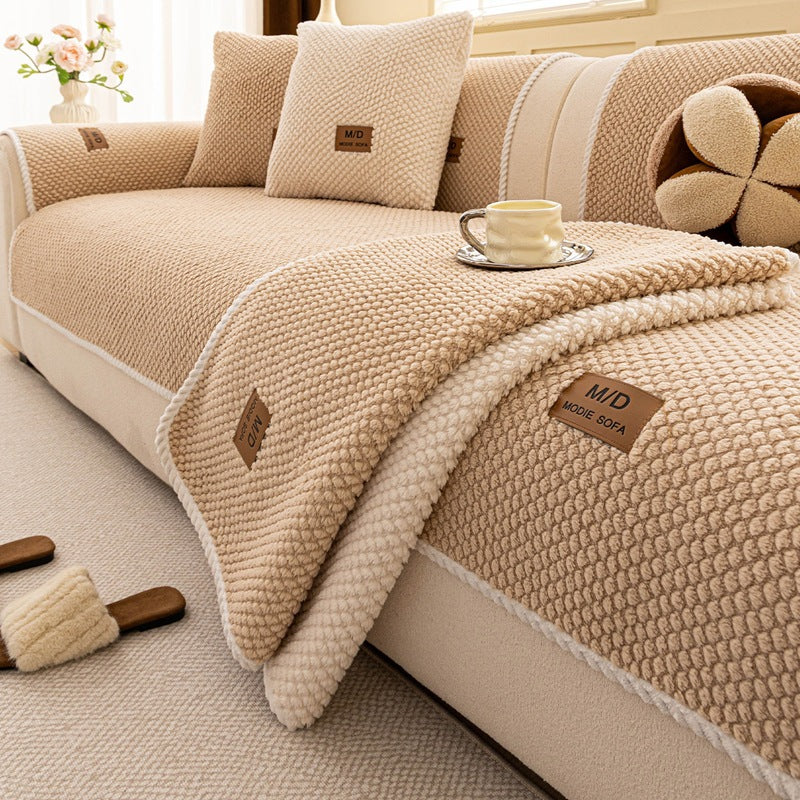 Sitzkissenbezug aus weichem Samt – Bild 7 | LuxeStyle